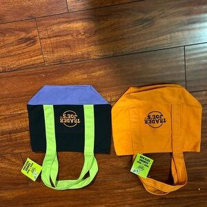 Kids Tote Bag Set - Black and Orange